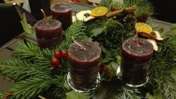 Adventi koszorú készítés Eresztvényben