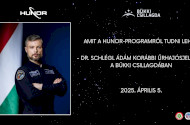 Amit a HUNOR-programról tudni lehet - Dr. Schlégl Ádám korábbi űrhajósjelölt a Bükki Csillagdában