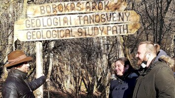 Az új év első látogatói és a Miocén Park üzenete