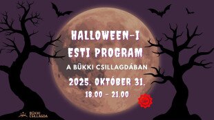 Halloween-i esti program a Bükki Csillagdában