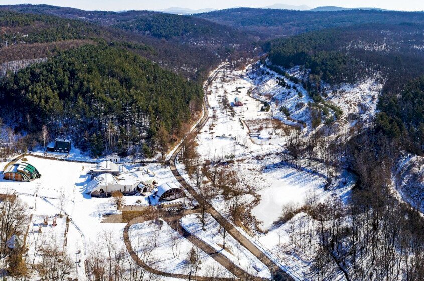 Ipolytarnóci Ősmaradványok bemutatóhely külső