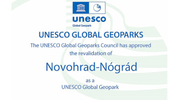 Itt van végre az UNESCO oklevél! A Novohrad-Nógrád - UNESCO Globális Geopark