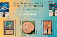 KIÁLLÍTÁSMEGNYITÓ ÉS TŰZZOMÁNC WORKSHOP SZITTA IMOLÁVAL A SZELETA PARKBAN