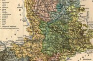 Nógrád vármegye térképe a 19. században