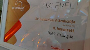 Rangos szakmai díjjal jutalmazták a Bükki Csillagdát