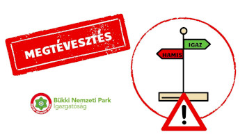 Tájékoztatás a Bükki Nemzeti Park nevével való visszaélésről