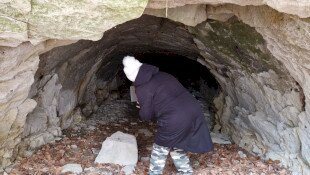 Téli Fatörzsbarlang túra egy ősvilág felvidéki oldalára