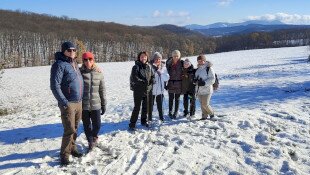 Téli tematikus fatörzsbarlang túra a szubtrópusi Miocén Parkból a felvidéki oldalra