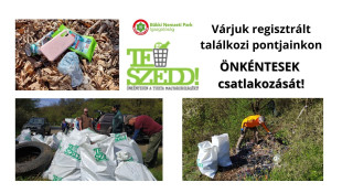 TeSzedd! 2024 - Várjuk önkéntesek csatlakozását hulladékszedési akciónapjainkhoz
