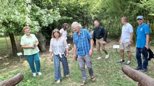 UNESCO Geopark ellenőrök az Ősmaradványoknál