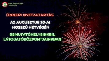 Ünnepi nyitvatartásunk az augusztus 20-ai hosszú hétvégén