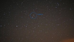 We managed to photograph the approaching comet C/2022 E3